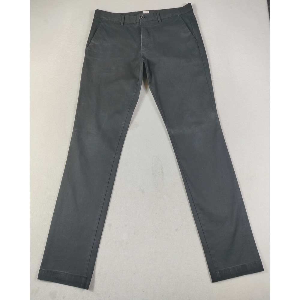 Gap Pants Mens 34 Black Skinny Stretch Chino Gap For Good Business Casual Office